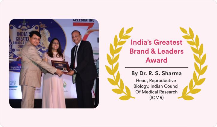 India's greatest brand and leaders award