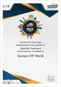 Gunjan IVF World Delhi City Icon by Radio City
